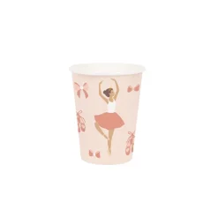 My Little Day Paper Cups, Set of 8 - Ballerina