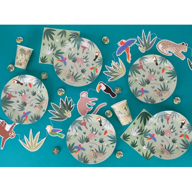 My Little Day paper garland, 3 m – Tropical
