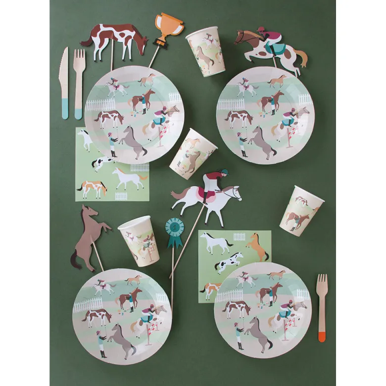 My Little Day Paper Plates, Horse