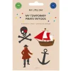 My Little Day Temporary Tattoos, Pack of 12 – Pirate