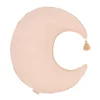 Nobodinoz Moon Cushion, Washed French Linen - Powder Pink