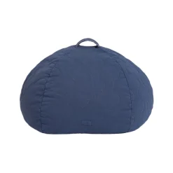 Nobodinoz quiltet rund sækkepude, Landscape - Cobalt