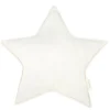 Nobodinoz Star Pillow, Washed French Linen - Off White