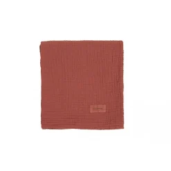 Nobodinoz Swaddle Blanket, Wabi Sabi 70 x 65 cm – Rosewood