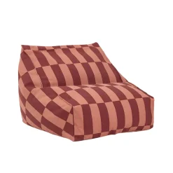Nobodinoz Vibes armchair sækkestol, Maroon tiles