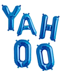 Northstar Balloons, Foil Balloon Blue Letter - Excluding Æ, Ø, Å