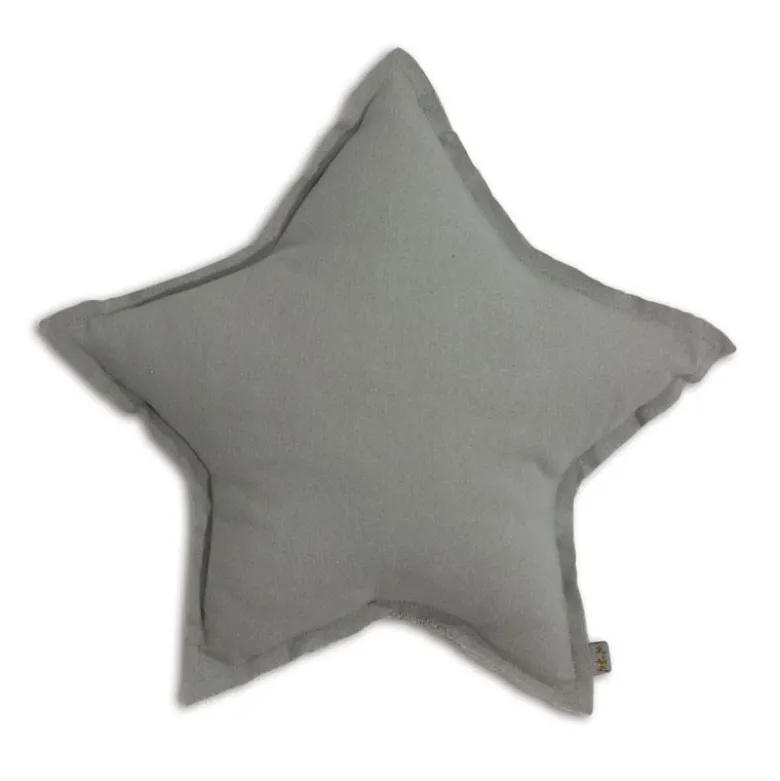Numero 74 Star Pillow, Small - Silver Grey