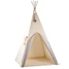 NunuNu Tipi, Light Grey with Grey Stars
