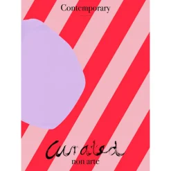 Nynne Rosenvinge Poster, Curated Purple Shape - 50 x 70 cm