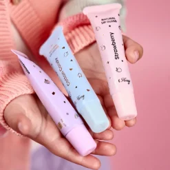 Oh Flossy Natural Lip Gloss for Kids, Set of 3 Colors