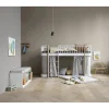 Oliver Furniture Wood Curtain for Mini+ Half-Height Bed, Grey
