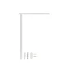 Oliver Furniture Wood Holder for Mini+ Basic Bed Canopy or Mobile, White