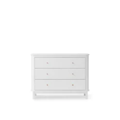 Oliver Furniture Wood kommode, m. 3 skuffer - Hvid