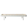 Oliver Furniture, Wood Lounger, 90 x 200 cm - White
