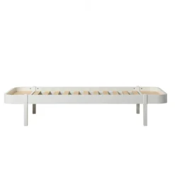 Oliver Furniture, Wood Lounger, 90 x 200 cm - White