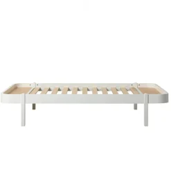 Oliver Furniture, Wood Lounger, 120 x 200 cm – White