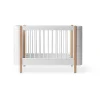 Oliver Furniture, Wood Mini+ Crib excl. Junior Kit - White/Oak
