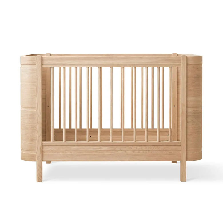 Oliver Furniture, Wood Mini+ Crib excl. Junior Kit - Oak