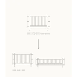 Oliver Furniture, Wood Mini+ Basic - Sibling Kit Oak