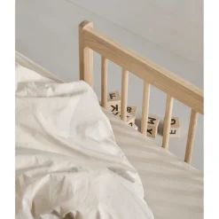 Oliver Furniture, Wood Mini+ Half-High Bed - Oak