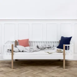 Oliver Furniture, Wood Original, Sofa Bed - White/Oak