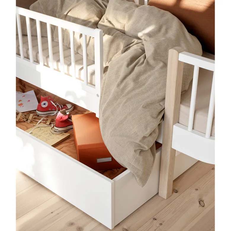 Oliver Furniture Wood Original Bed Rail, White