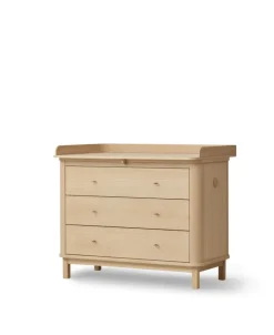 Oliver Furniture Wood puslekommode, m. stor plade