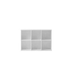 Oliver Furniture Wood reol, 3x2 rum - med eller uden vandret sokkel
