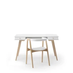 Oliver Furniture Wood skrivebord, 66 cm og armstol