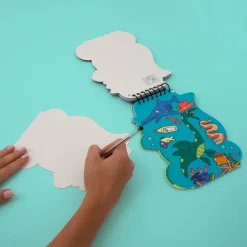 Omy Activity Notebook with Stickers, Dino