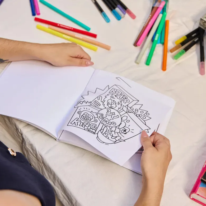 Omy Coloring Book, Cozy Art - Supermarket
