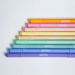 Omy Felt Tip Pens, 9 pcs – Pastel