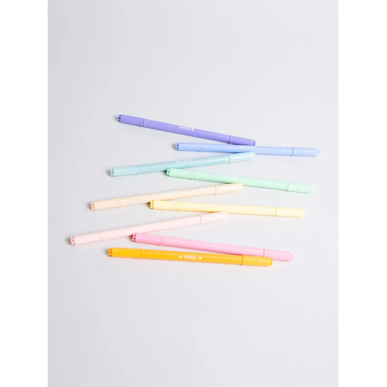 Omy Felt Tip Pens, 9 pcs – Pastel