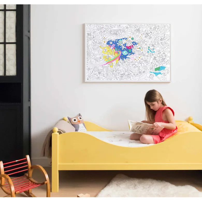 Omy Large Coloring Poster, 70 x 100 cm - Cosmos