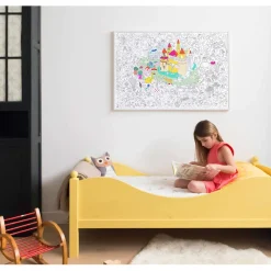 Omy Large Coloring Poster, 70 x 100 cm - Magic