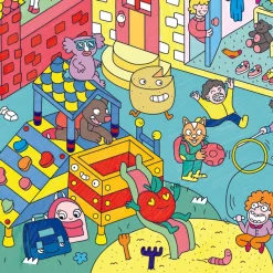 Omy Large Coloring Poster, 70 x 100 cm - Kids Life