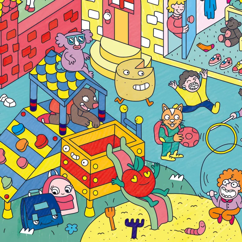 Omy Large Coloring Poster, 70 x 100 cm - Kids Life