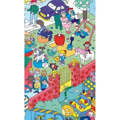 Omy Large Coloring Poster, 70 x 100 cm - Kids Life