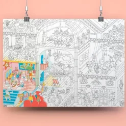 Omy Large Coloring Poster, Dance