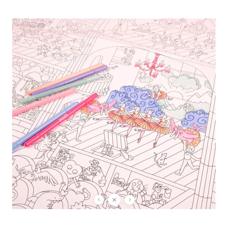 Omy Large Coloring Poster, Dance