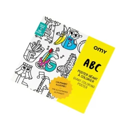 Omy Large Coloring Poster, ABC