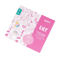 Omy Large Coloring Poster, Lily