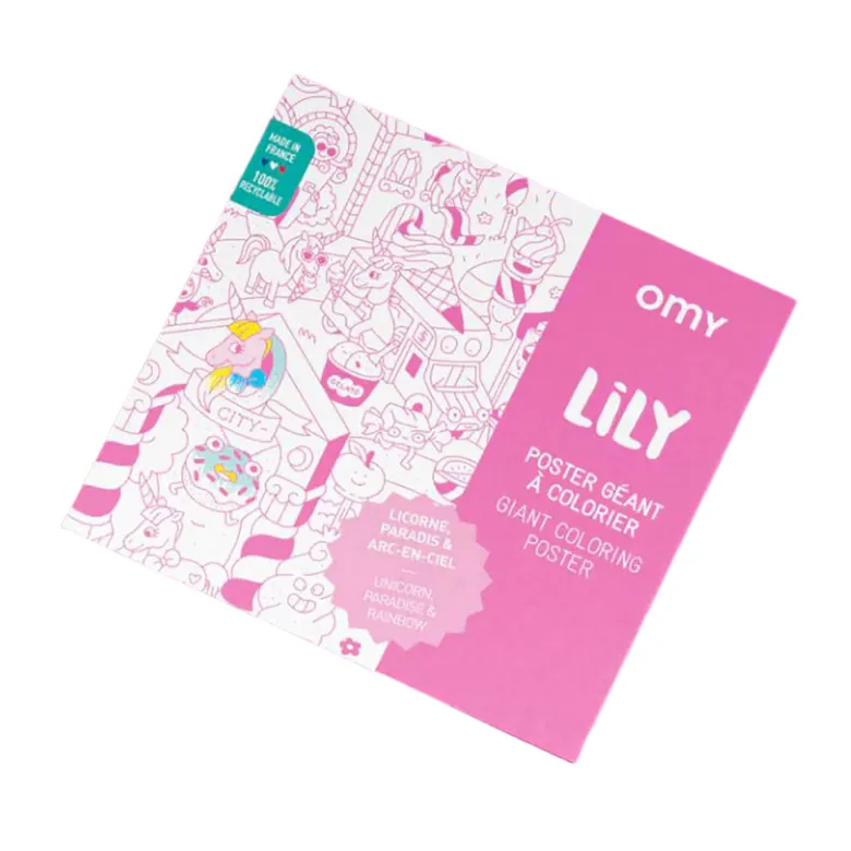 Omy Large Coloring Poster, Lily