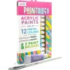 Ooly Acrylic Paint Set with 12 Pastel Colors