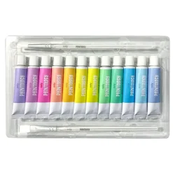 Ooly Acrylic Paint Set with 12 Pastel Colors