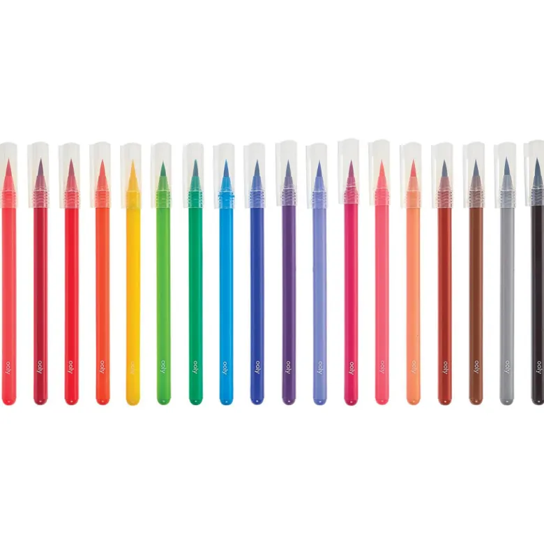Ooly Brush Markers 18 pcs, Chroma Blends - Watercolor