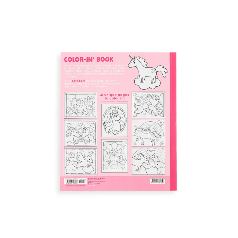 Ooly Coloring Book, Enchanting Unicorns