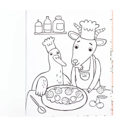 Ooly Coloring Book, Little Farm Friends