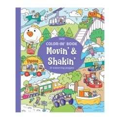 Ooly Coloring Book, Movin' & Sharkin'