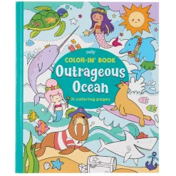 Ooly Coloring Book, Outrageous Ocean - Sea Creatures
